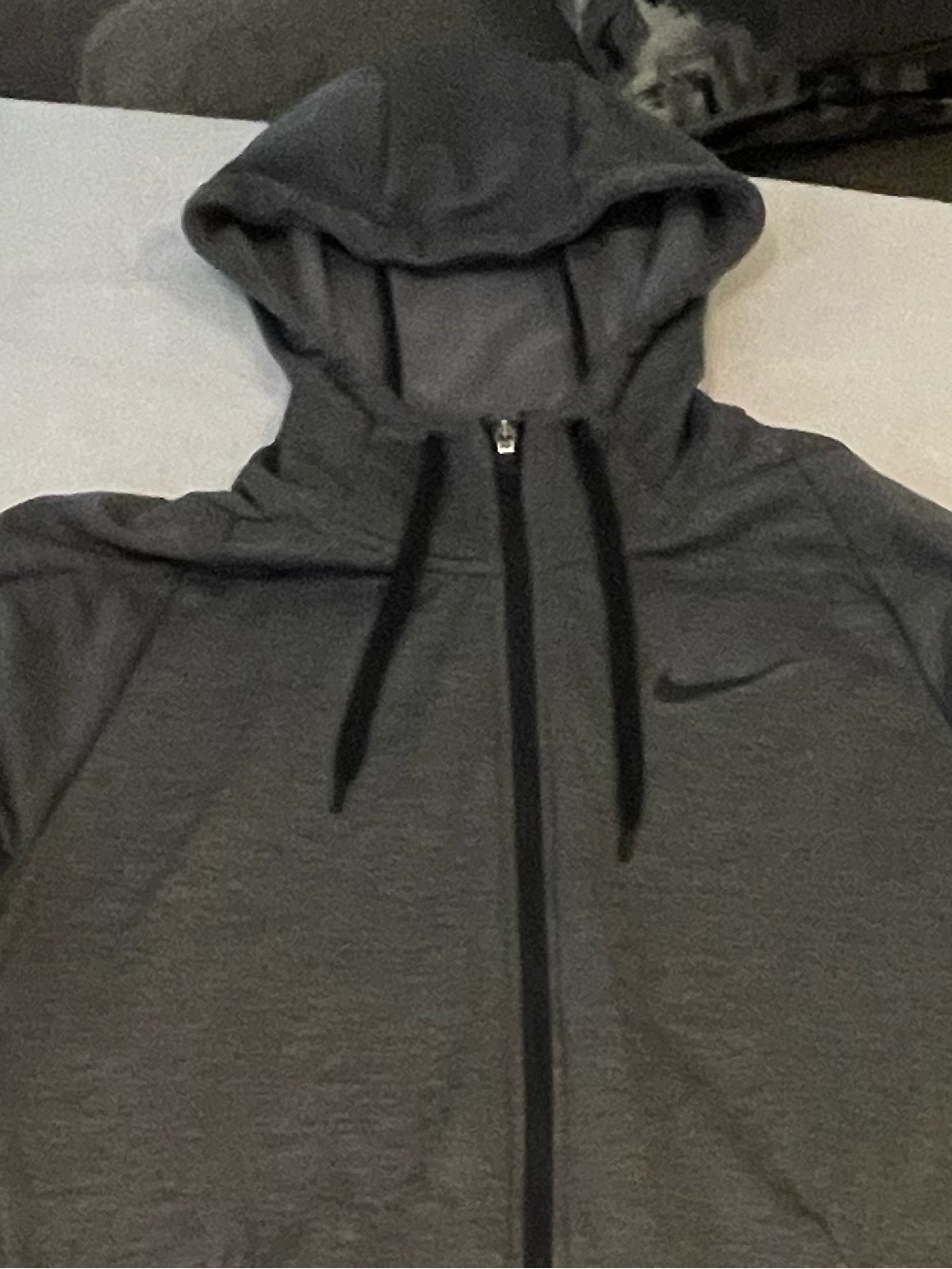 Nike DRI-FIT Gray Size: Large Full-Zip Performance Hoodie - Picture 6 of 6